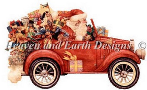 画像1: Santa In Car (1)