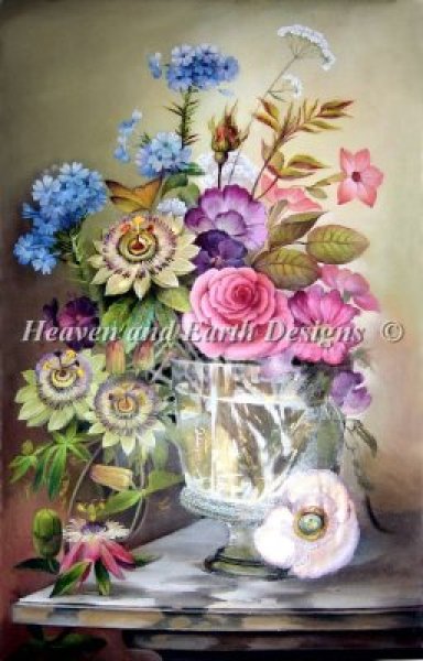 画像1: HAED図案 - PTP Vase With Flowers (1)