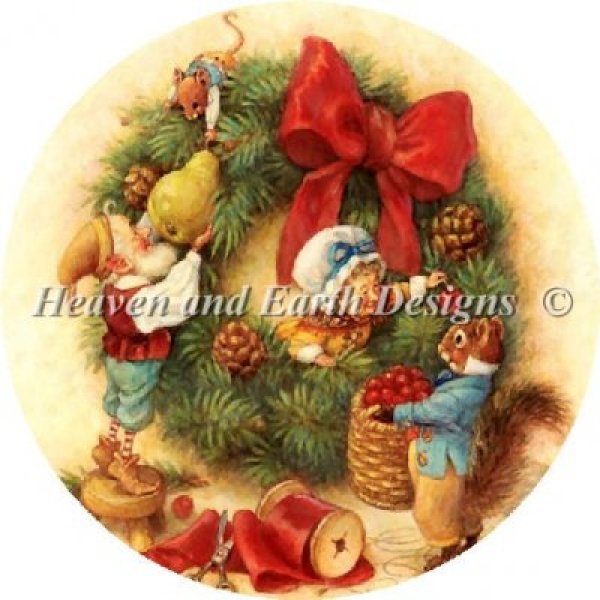 画像1: Ornament Decorating The Wreath (1)