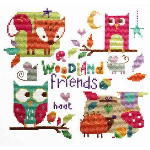 画像1: The Stitching Shed - Woodland Friends (1)