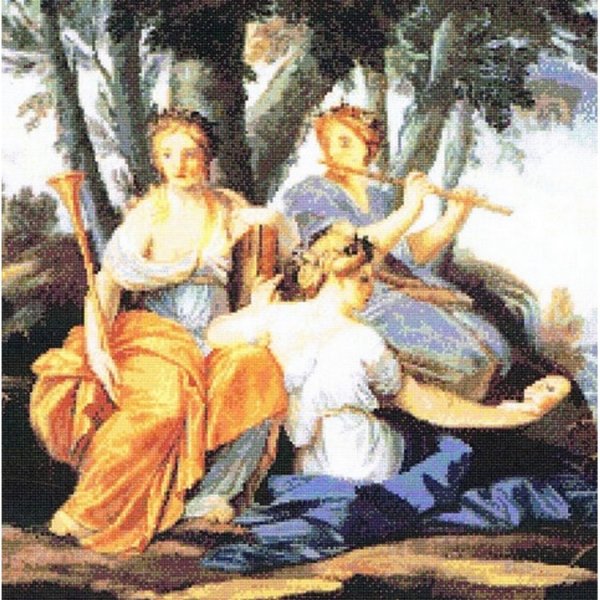 画像1: Kustom Krafts 図案（チャート） - The Muses - Clio, Euterpe and Thalia (1)
