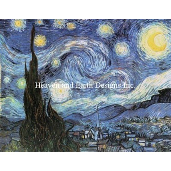 画像1: クロスステッチ図案[HAEDレギュラー] Starry Starry Night VV- Heaven and Earth Designs (1)