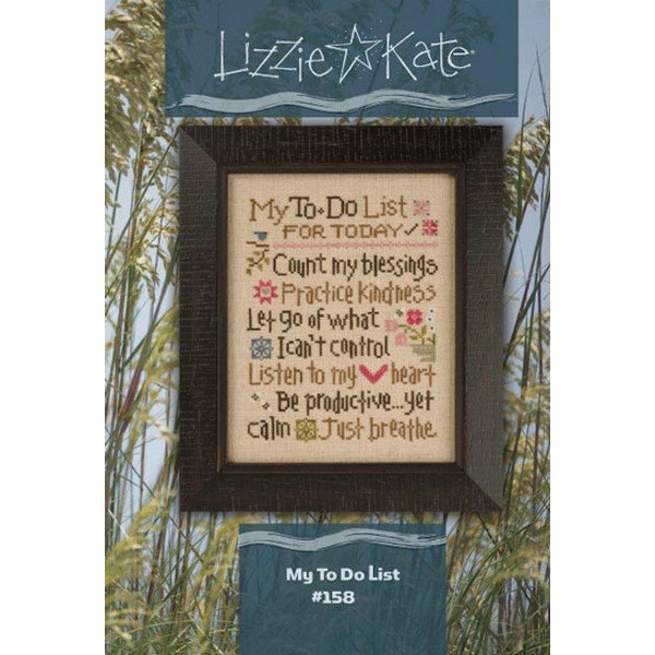 画像1: Lizzie Kate - My To Do List クロスステッチ図案（チャート） (1)