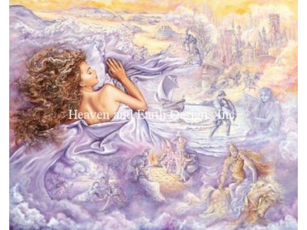 画像1: HAED(Heaven and Earth Designs)図案（チャート） - Josephine Wall - Mini Lilac Dreams (1)
