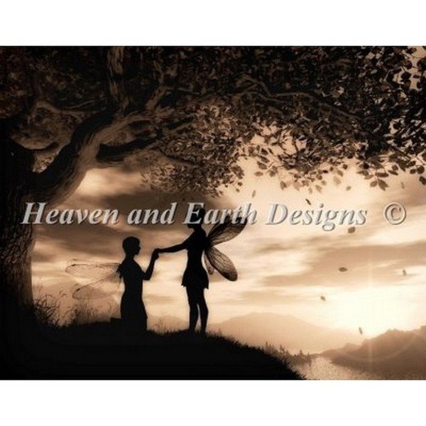 画像1: クロスステッチ キットA Promise 25ct - HAED(Heaven And Earth Designs)   (1)
