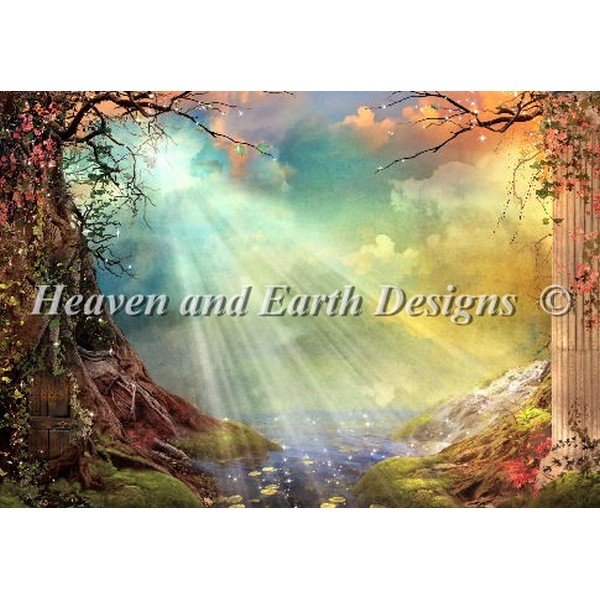 画像1: クロスステッチ キット The Magic Grotto 25ct  - HAED(Heaven And Earth Designs) (1)