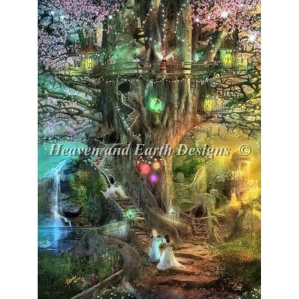 画像1: クロスステッチHAED(Heaven and Earth Designs)図案（チャート） - Aimee Stewart  - The Dreaming Tree (1)