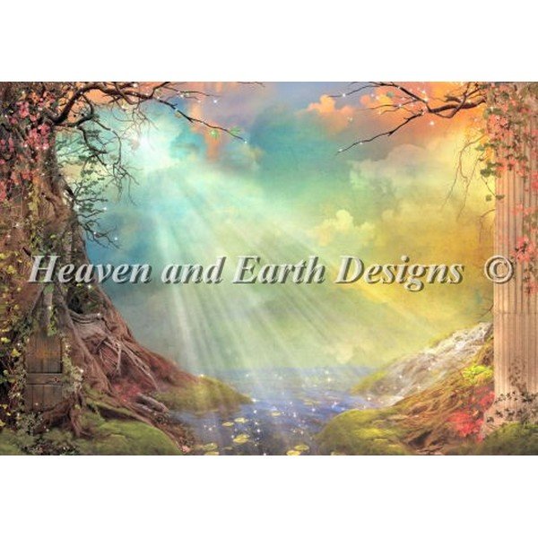 画像1: クロスステッチ キットMini The Magic Grotto  25ct - HAED(Heaven And Earth Designs) (1)