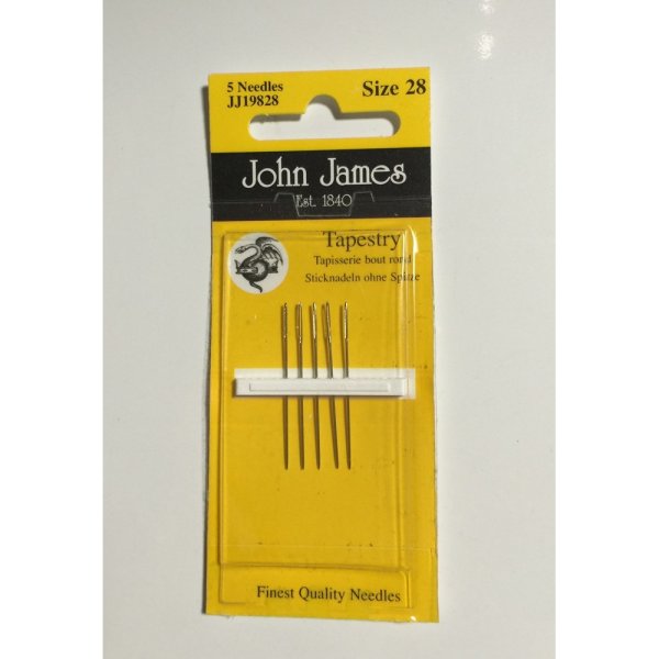 画像1: Tapestry Needles by John James　Size 28 クロスステッチ刺繍針 (1)