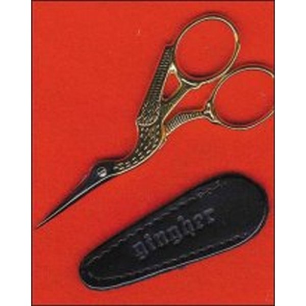 画像1: ギンガーはさみ　3.5インチ Gingher Stork Embroidery Scissors (1)