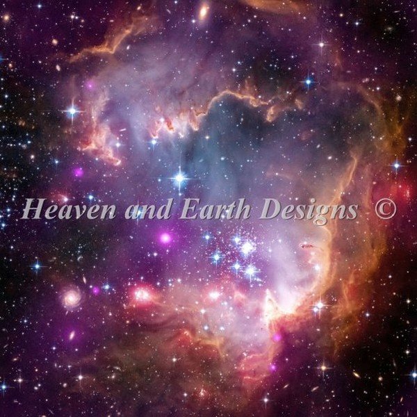 画像1: HAED(Heaven and Earth Designs)-Mini Small Magellanic Cloudクロスステッチ図案 (1)