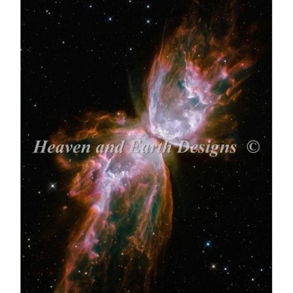 画像1: クロスステッチ キットCelestial Wings 25ct - HAED(Heaven and Earth Designs) (1)