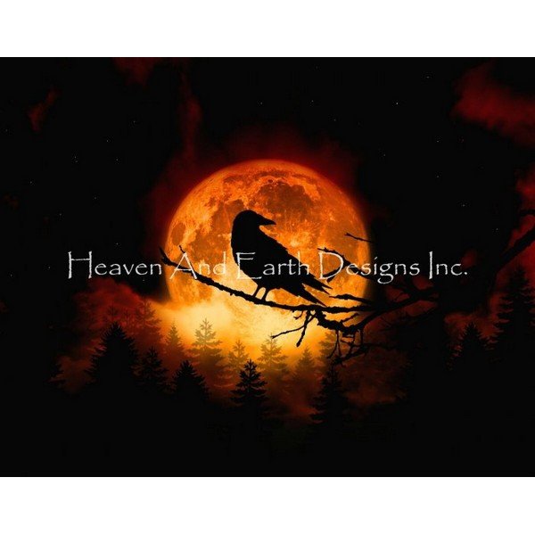 画像1: クロスステッチ図案Harvest Moon JF-HAED(Heaven and Earth Designs) (1)