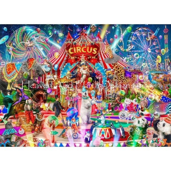 クロスステッチ図案[HAEDレギュラー] A Night At The Circus- Heaven and Earth Designs