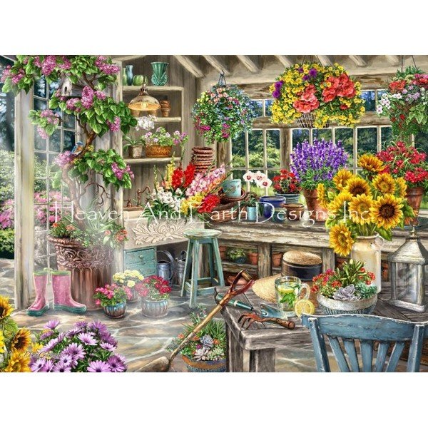 画像1: クロスステッチ キット[HAEDミニ]Mini Gardeners Paradise 18ct - Heaven and Earth Designs (1)