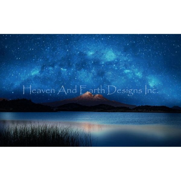 画像1: クロスステッチ図案Shasta Blue- HAED(Heaven and Earth Designs) (1)