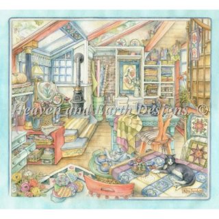 クロスステッチ キットThe Winter Reading Nook Max Colors25ct -HAED