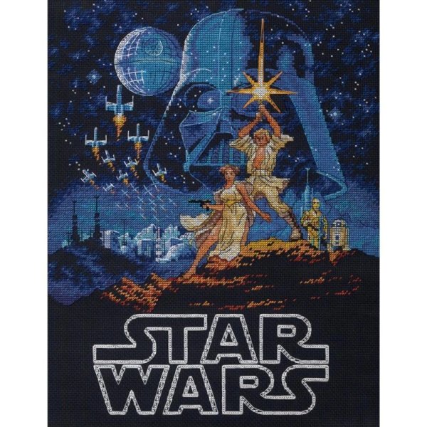 画像1: クロスステッチ キットStar Wars - Luke & Princess Leia-Dimensions(ディメンジョンズ）スターウォーズ-ルーク＆レイア姫 (1)