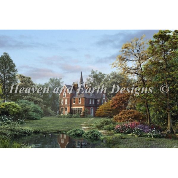 画像1: クロスステッチ図案[HAEDレギュラー] English Garden-Heaven and Earth Designs (1)