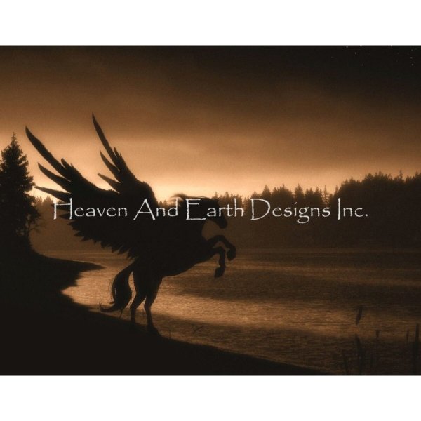 画像1: クロスステッチ キット[HAEDレギュラー] Pegasus JF 25ct -Heaven and Earth Designs  (1)