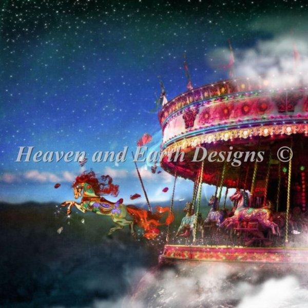 画像1: クロスステッチ キット[HAEDレギュラー]Leap Of Faith 図案+25ct布（糸なし） - Heaven and Earth Designs (1)