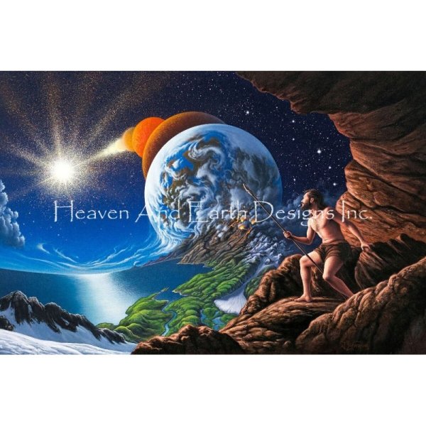 画像1: クロスステッチ 図案[HAEDレギュラー] Creation GL-Heaven and Earth Designs (1)