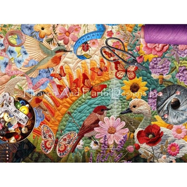 画像1: クロスステッチ キット[HAEDミニ]Mini Embroidery Day 18ct -Heaven and Earth Designs (1)
