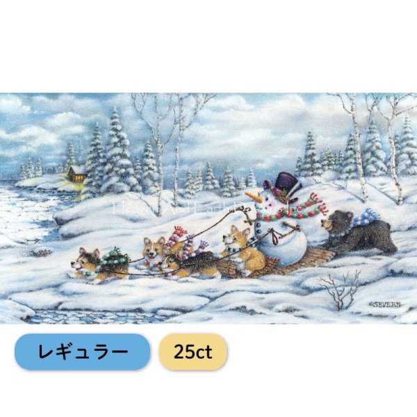 クロスステッチ 冬 クロスステッチ キット CANDAMAR Winter Scene 冬