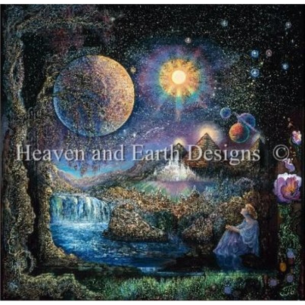画像1: クロスステッチ キットDoorway to the Stars - HAED(Heaven And Earth Designs) (1)