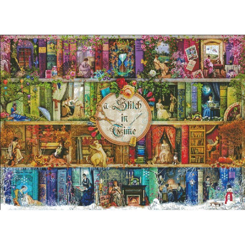 クロスステッチ刺繍完成品アメリカHAED社クロスステッチ刺繍25C完成品