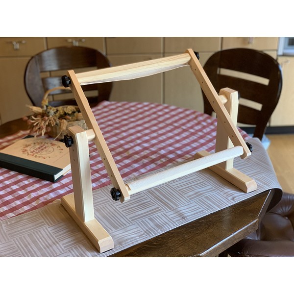 卓上用スクロールフレーム 70cm クロスステッチ刺繍枠